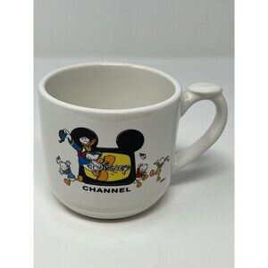 Disney Channel Vtg RARE Coffee Mug Tea Cup Donald Duck, Dewey, Huey & Louie 1991